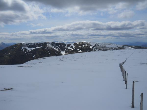 Photo of Looking back whilst ascending Creag Meagaidh