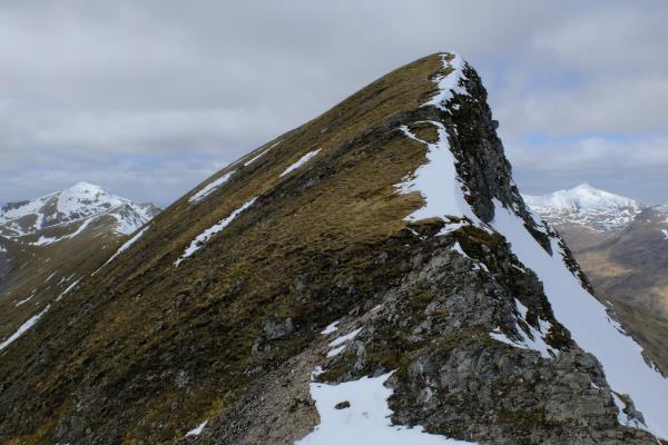 Photo of 1,036 metre spot height of Na Gruagaichean