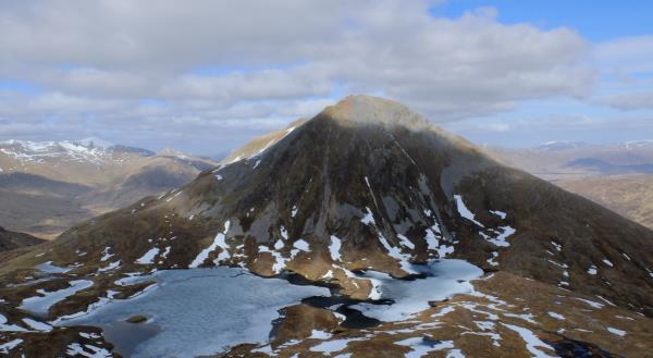 Photo of Sgurr Eilde Mor with Coire an Lochain in foreground