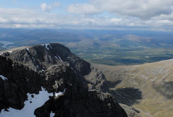 Photo of Looking north from summit of Ben Nevis
