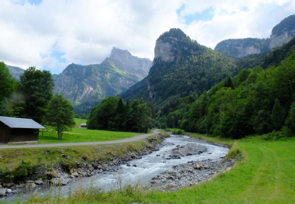 Photo of Giffre Torr that flows past Samoens