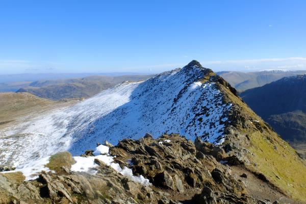 Photo of Looking back along initial section of Striding Edge