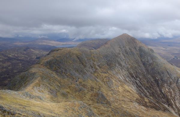 Photo of Looking back to Stob Dearg on right