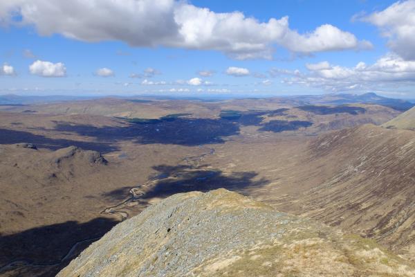 Photo of Looking down Glen Sligachan after partially ascending of Marsco
