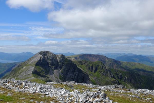 Photo of Stob Ban seen from Sgurr an Lubhair