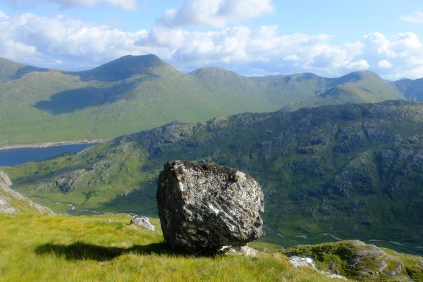 Photo of Rock on upper slope of Sgurr a' Chlaidheimh