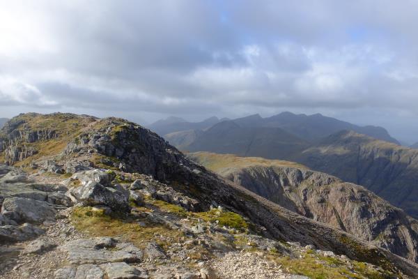 Photo of Looking over to Buachaille Etive Beag and Three Sisters behind