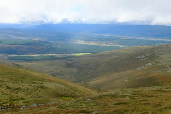 Photo of Looking down into Allt Fhearnagan return route