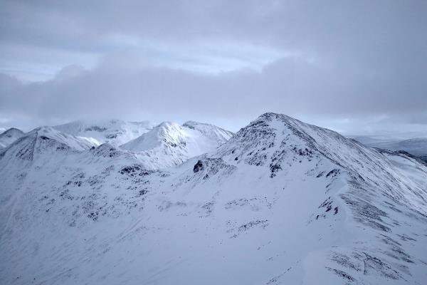 Photo of Eastern Mamores seen from Sgur an Iubhair