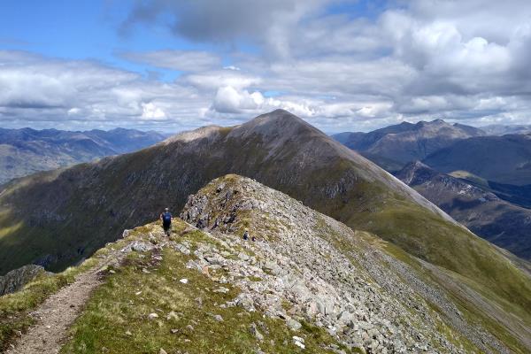 Photo of Heading back to bealach from Sgorr Dhonuill